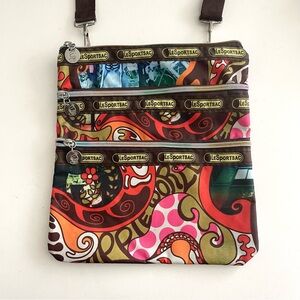 LeSportSac Tokidoki Crossbody Bag Hippy World Freedom Mother Earth Swingpack